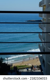 Biarritz, France - July The 9th 2022: A View From The Room Of The Hotel Café Of Paris.