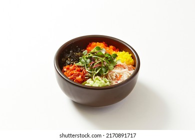 Bibimbap, Korean mixed rice with vegetable	
