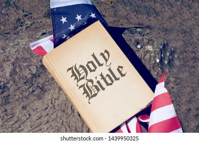 Bible Flag Usa Stock Photo 1439950325 | Shutterstock