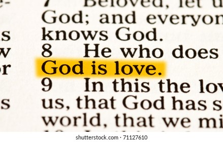 Bible. God Is Love.