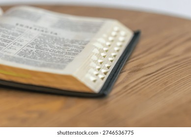 Bible index tabs for quick navigation. Devotional organize.