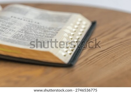 Bible index tabs for quick navigation. Devotional organize.