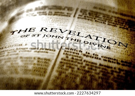 Bible New Testament Christian Teachings Gospel Revelations old textured paper