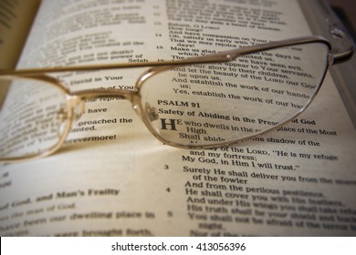 Bible On Glasses