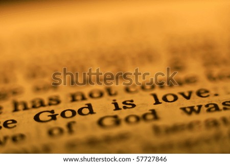 Bible passage: God is love