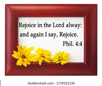 479 Rejoice in the lord Images, Stock Photos & Vectors | Shutterstock