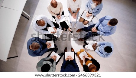 Bible Study Group Reading Book. Diverse People Team