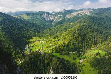 Bicaz Gorge Seen From Via Ferrata Astragalus, Romania, Europe