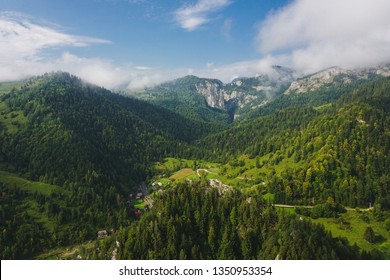 Bicaz Gorge Seen From Via Ferrata Astragalus, Romania, Europe