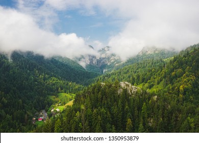 Bicaz Gorge Seen From Via Ferrata Astragalus, Romania, Europe