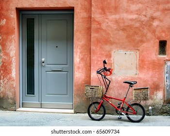Bicycle with baskets