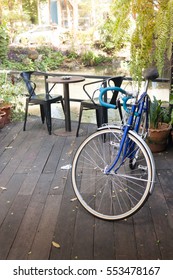 bicycle in cafe