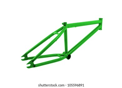 Bicycle Frame Isolated On White