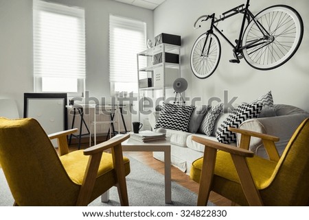 Similar – Image, Stock Photo hanging Living or residing