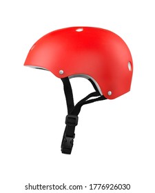 Bicycle Helmet On White Background 