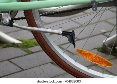 Bicycle  Kickstand And Light Reflector