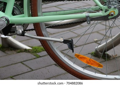 Bicycle  Kickstand And Light Reflector