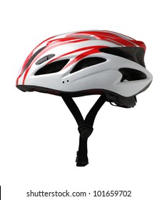 Bicycle Mountain Bike Safety Helmet Isolated 