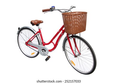 Bicycle On A White Background 