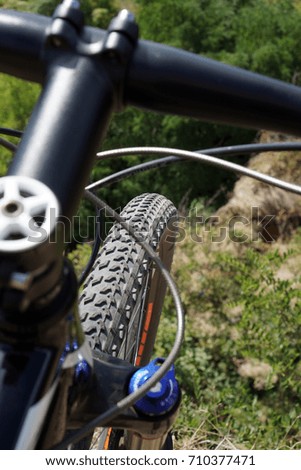 bicycle over the precipice