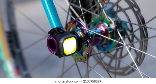 The Bicycle Is Parked In Front Of The House With Additional Accessories Details: Photo Taken In Jakarta, July 2022, Saturday