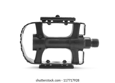 Bicycle Pedal On White Background