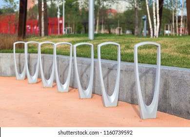 modern bike rack