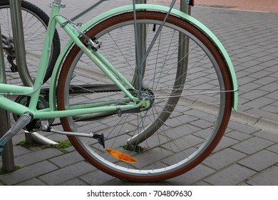 Bicycle Rear Wheel, Kickstand