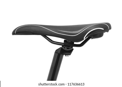 bicycle seat isolated on white