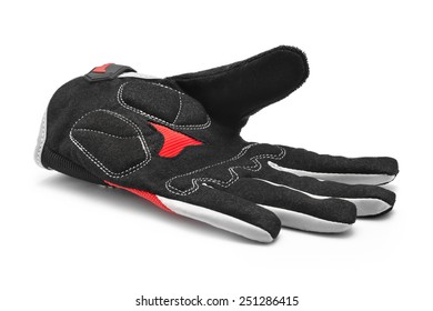 Bicycle Sport Gloves On White