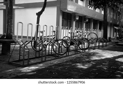 bicycle storage area