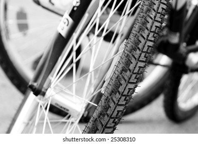 Bicycle Wheel Close Up