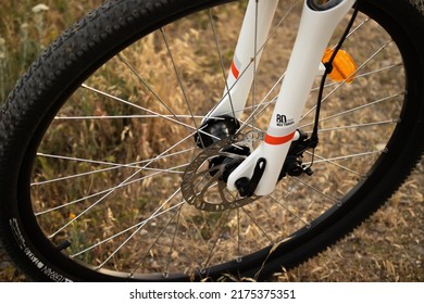 Bicycle wheel with disc brake