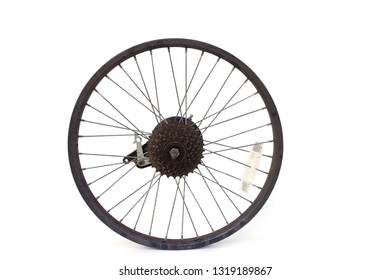 Bicycle Wheel Isolated On White Background