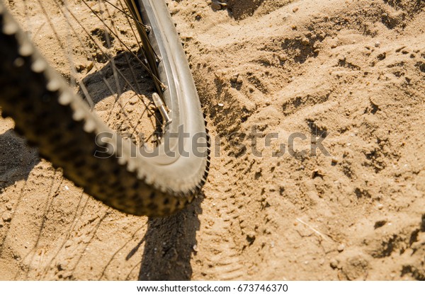 bike on sand