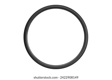 Bicycle wheel on white background. Circle. 