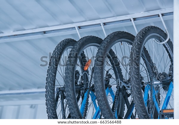 hanging bike rack ceiling