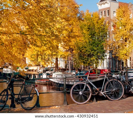 Similar – Image, Stock Photo Beautiful Architecture Of Dutch Houses and Houseboats