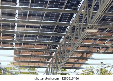 Bifacial Solar Cells Installed Testing Battery Stock Photo 1280818486 ...