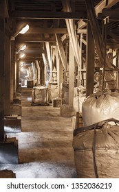 Big Bag Warehouse Of Manganese Dust Captured By The Gas Cleaning System In The Metallurgical Industry For Recycled