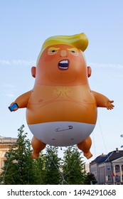 Lovely Cartoon Donald Trump Baby Balloon 3D Funn Trump Balloon Party Decorations 