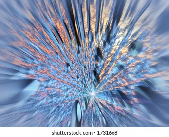 Big Bang explosion on subatomic level