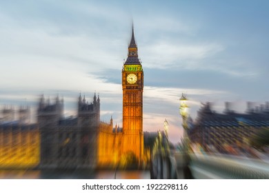 Big Ben In London At Night