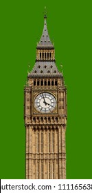 Big Ben In London, UK, Isolated