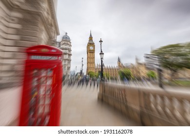 Big Ben and the Red Telephone Booth in London