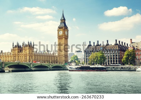 Foto Bild London in blau