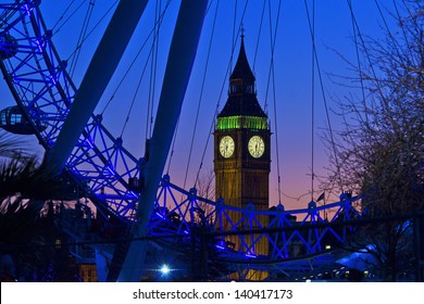 Big Ben Through The London Eye