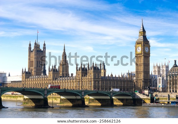 Big Ben Westminster Abbey London England Stock Photo 258662126 ...