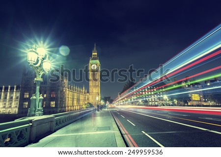 Similar – Image, Stock Photo bridge Evening Movement