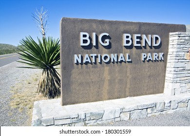 Big Bend National Park - Welcome Sign